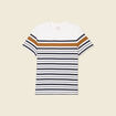 T-shirt manches courtes ecru homme