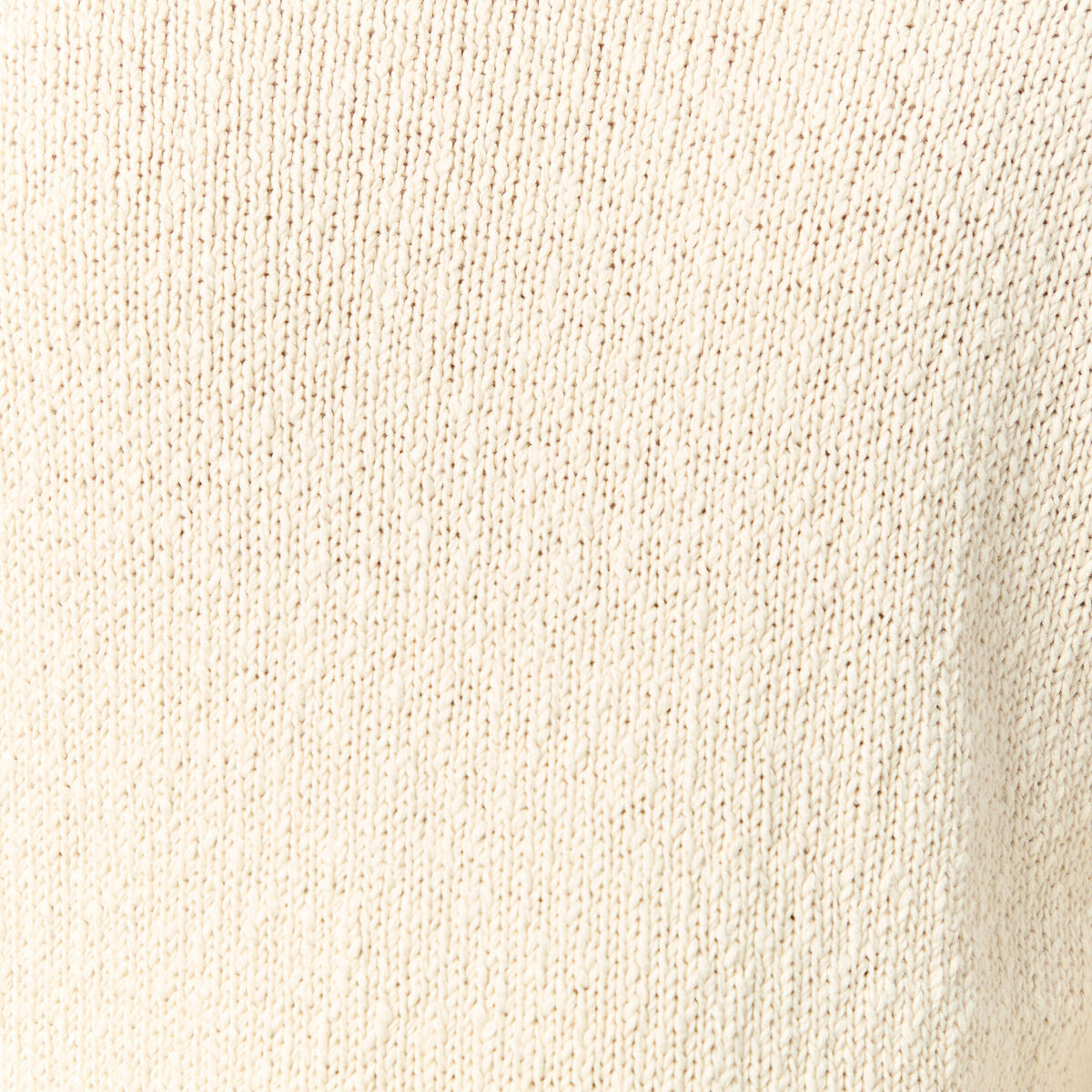Pull col rond manches longues en coton sable homme