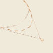 Collier multirangs couleur or femme