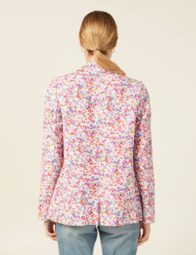 Veste blazer éco-responsable rose femme