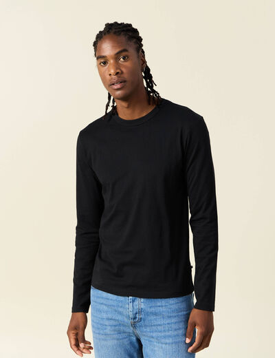 T-shirt éco-responsable noir homme
