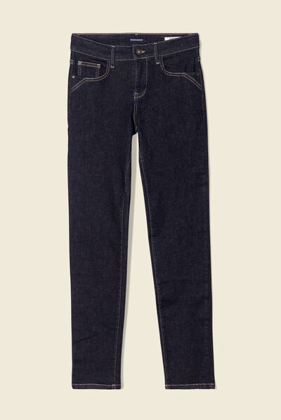 Jeans Camille - slim denim brut femme