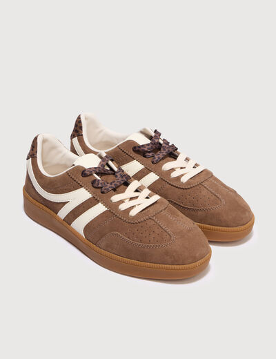 Basket semelle miel marron femme