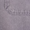 Surchemise manches longues denim gris homme