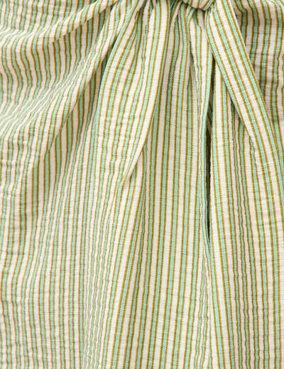Jupe taille haute fluide vert menthe femme