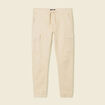 Pantalon battle bas resserr&eacute; beige homme