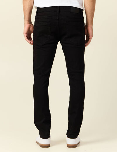 Jeans slim éco-responsable denim noir homme