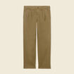 Pantalon chino large vert kaki homme