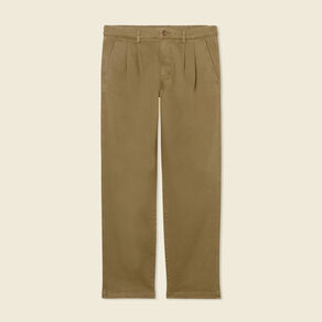 pantalon chino large vert kaki homme Pantalon chino large vert kaki homme