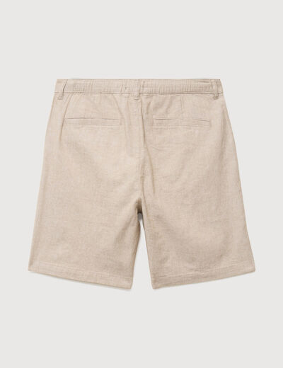 Bermuda vert olive homme