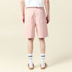Bermuda droit rose pastel homme