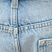 Bermuda en jean coton denim bleach homme