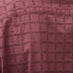 Chemise boyfriend en coton avec broderie prune homme