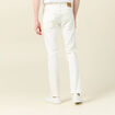 Jeans slim éco-responsable denim blanc homme