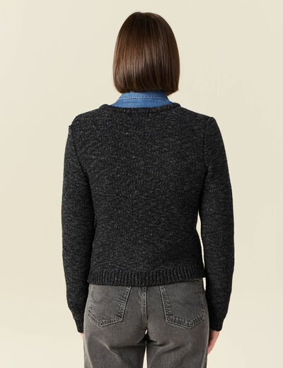 Gilet éco-responsable noir femme