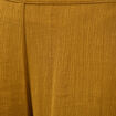 Pantalon large taille haute fluide vert olive femme