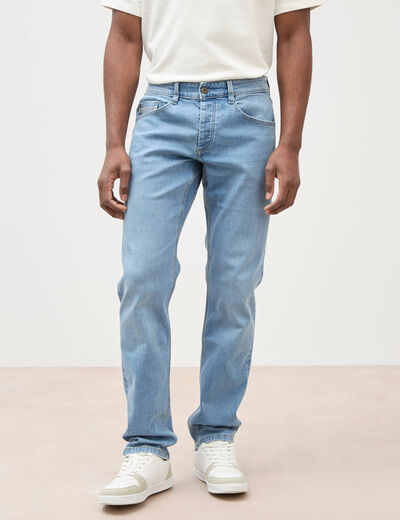 Jeans straight denim used homme
