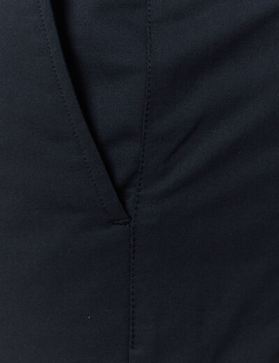 Pantalon chino stretch bleu marine homme