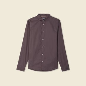 chemise eco responsable gris fonce homme Chemise éco-responsable gris foncé homme