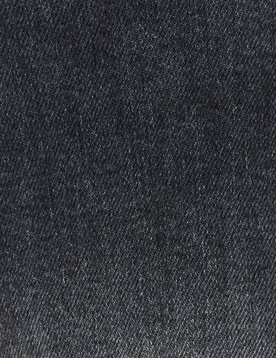 Jeans wide leg taille haute denim gris femme