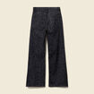Pantalon wide large taille haute gris fonc&eacute; femme
