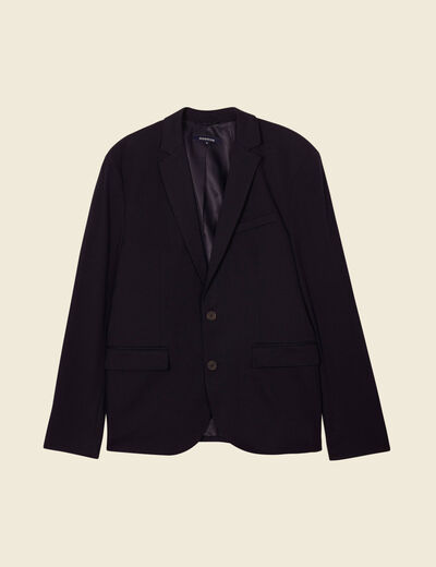 Veste blazer cintrée bleu marine homme
