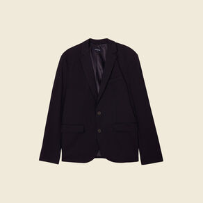 veste blazer cintree bleu marine homme Veste blazer cintrée bleu marine homme