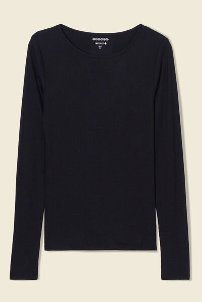 T-shirt éco-responsable noir femme