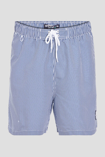 Short de bain bleu foncé homme