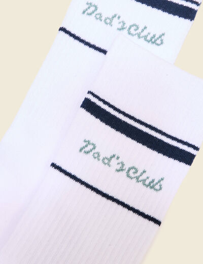 Chaussettes blanc homme