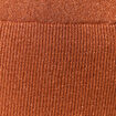 Jupe longue ajustée en tricot orange foncé femme