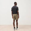 Short doubl&eacute; taupe homme