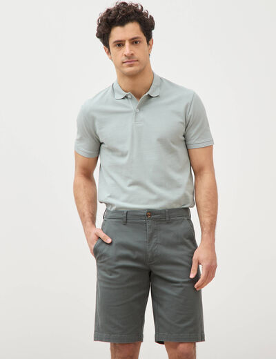Short vert kaki homme
