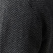Pull col rond manches longues en coton bleu marine homme