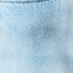 Jeans straight taille haute denim bleach femme