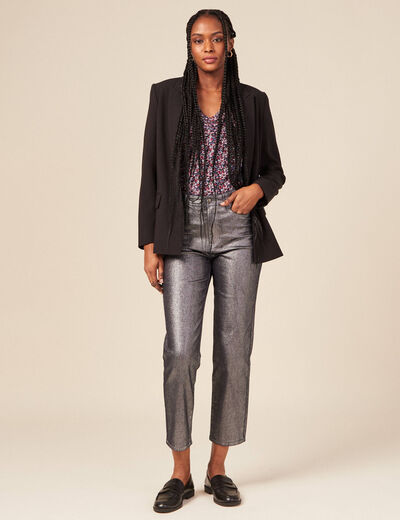 T-shirt éco-responsable noir femme
