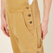 Salopette large beige homme