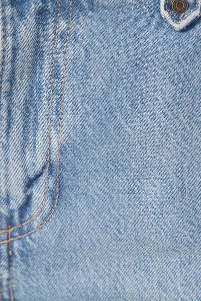 Jeans flare taille haute denim used femme