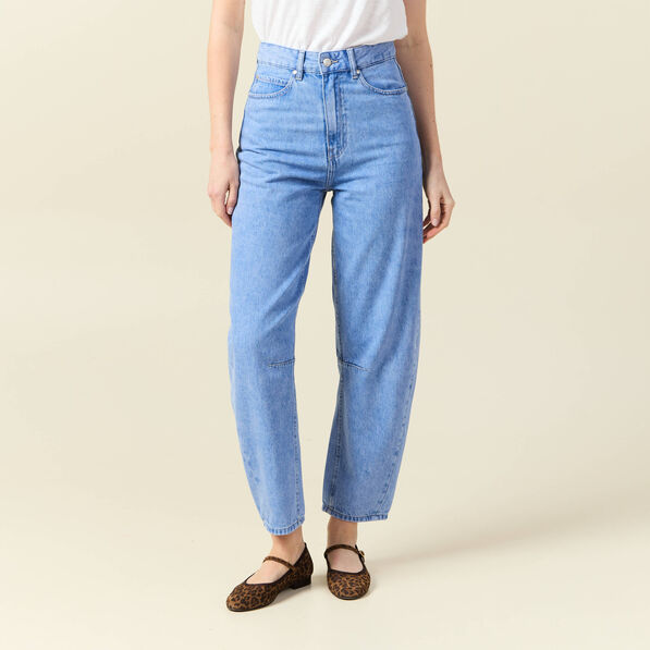 jeans slouchy 78eme denim baby bleu femme Jeans slouchy 7/8ème denim baby bleu femme