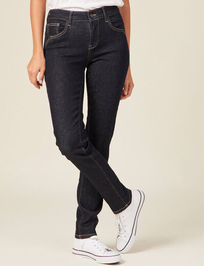 Jeans Camille - slim denim brut femme