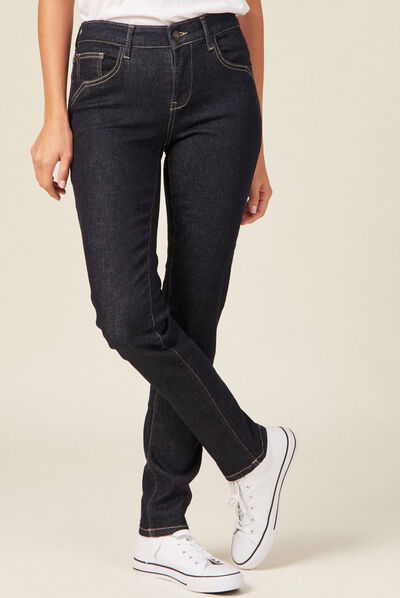 Jeans Camille - slim denim brut femme