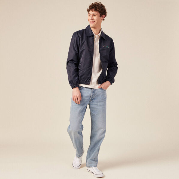 Blouson éco-responsable bleu marine homme