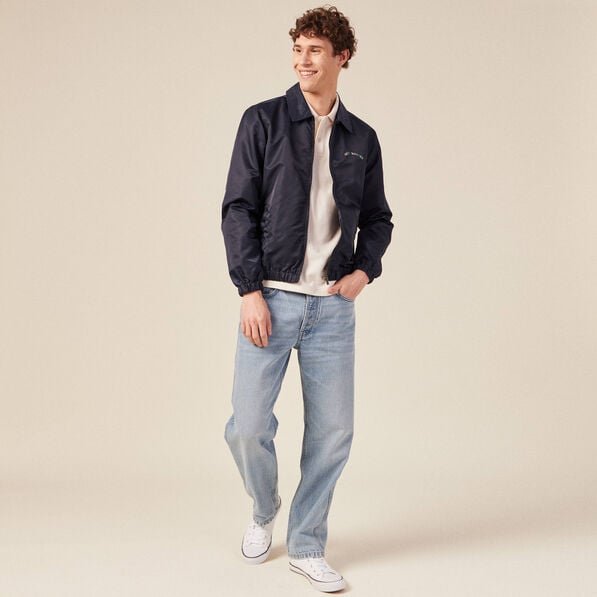 blouson eco responsable bleu marine homme Blouson éco-responsable bleu marine homme