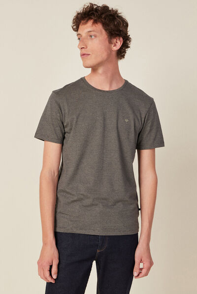 T-shirt éco-responsable vert kaki homme