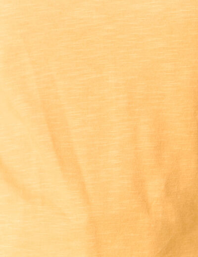 T-shirt manches courtes jaune femme