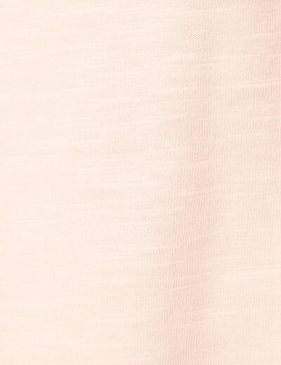 T-shirt éco-responsable rose clair homme