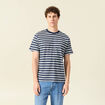 T-shirt manches courtes bleu marine homme