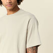 T-shirt manches courtes beige homme