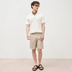 Bermuda vert olive homme