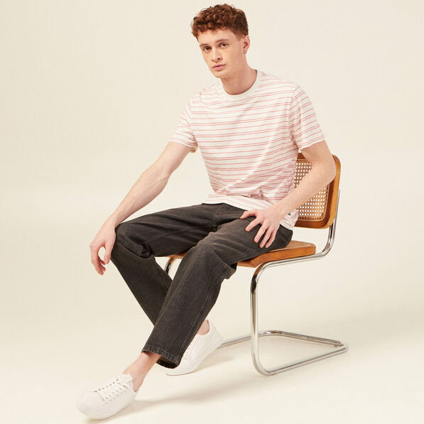 T-shirt éco-responsable ecru homme